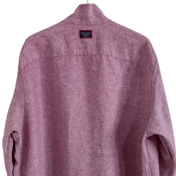 UNTUCKit Men's Laleure Linen Button-Up Shirt - Picture 8 of 15
